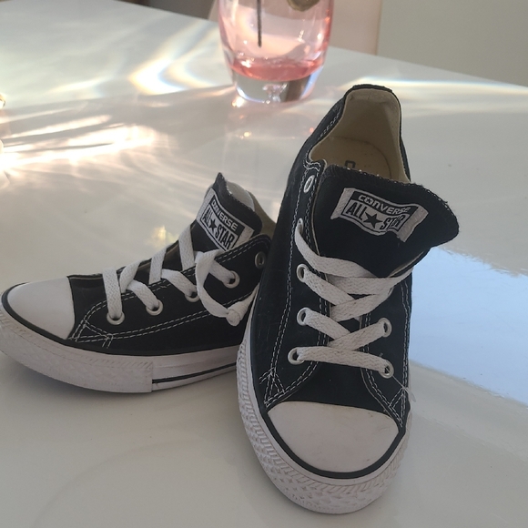 Converse Black and White Low-Top Sneakers - Picture 4 of 7